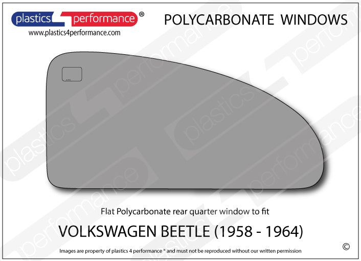 Vetri in Policarbonato per Volkswagen Maggiolino (58-64)