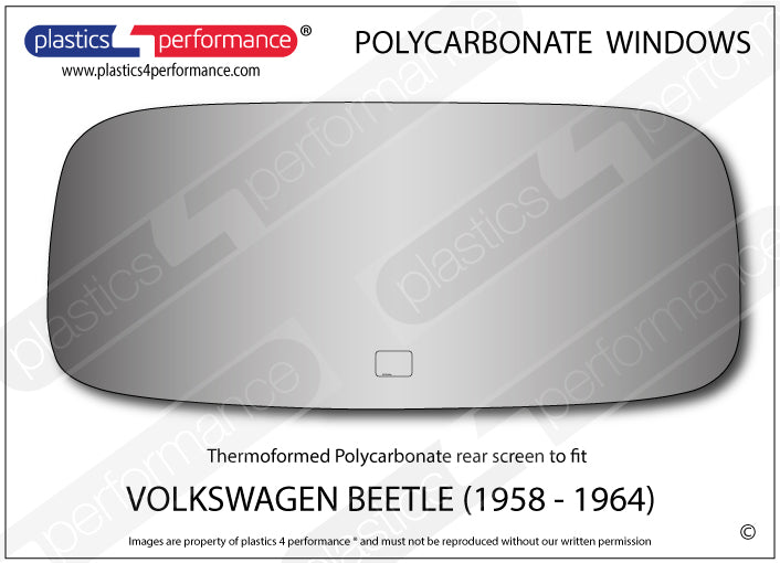 Vetri in Policarbonato per Volkswagen Maggiolino (58-64)
