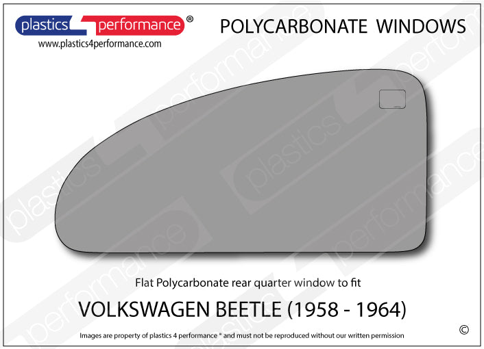 Vetri in Policarbonato per Volkswagen Maggiolino (58-64)