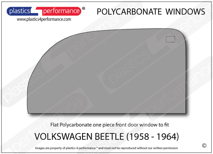 Vetri in Policarbonato per Volkswagen Maggiolino (58-64)
