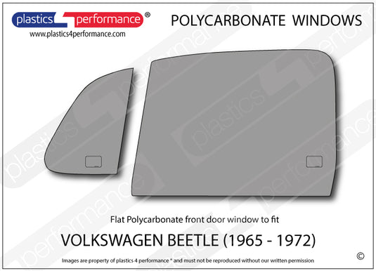 Vetri in Policarbonato per Volkswagen Maggiolino (65-72)