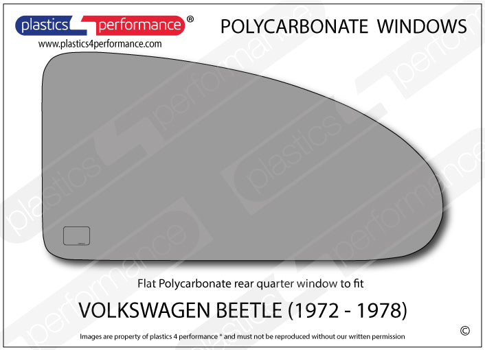 Carica immagine in Galleria Viewer, Vetri in Policarbonato per Volkswagen Maggiolino (72-78)
