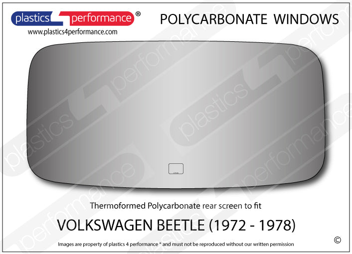 Vetri in Policarbonato per Volkswagen Maggiolino (72-78)