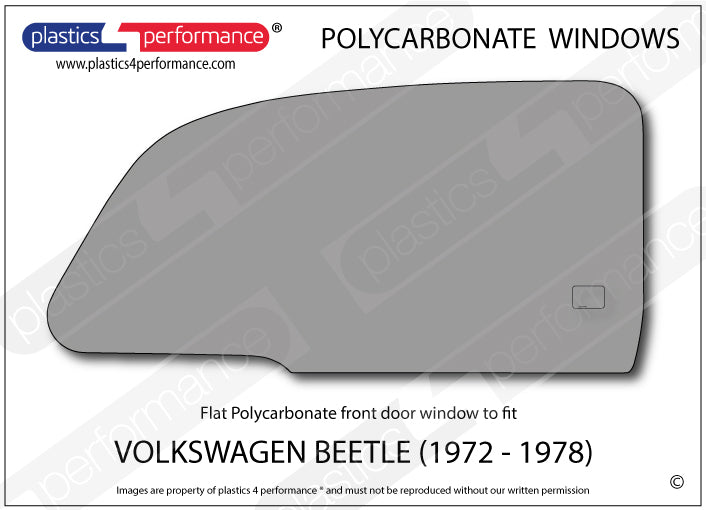 Carica immagine in Galleria Viewer, Vetri in Policarbonato per Volkswagen Maggiolino (72-78)

