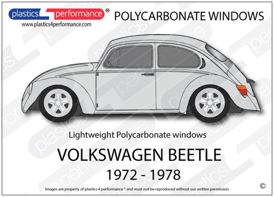 Vetri in Policarbonato per Volkswagen Maggiolino (72-78)