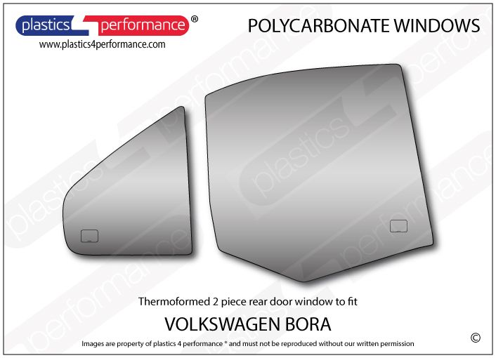 Carica immagine in Galleria Viewer, Vetri in Policarbonato per Volkswagen Bora
