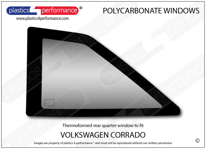Carica immagine in Galleria Viewer, Vetri in Policarbonato per Volkswagen Corrado
