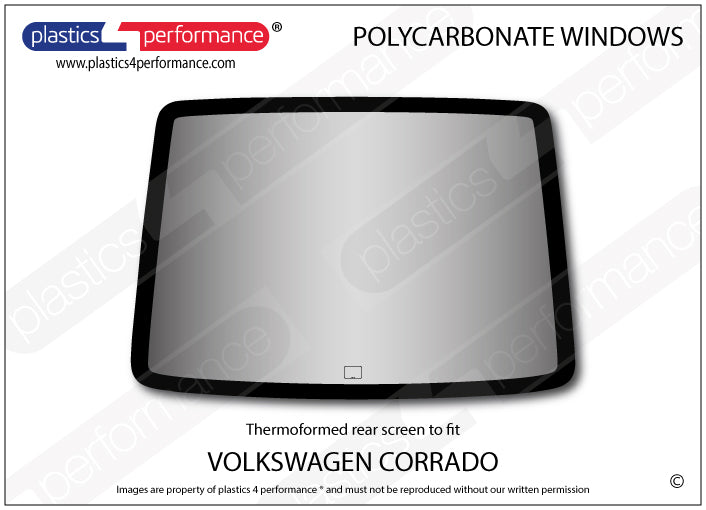 Carica immagine in Galleria Viewer, Vetri in Policarbonato per Volkswagen Corrado
