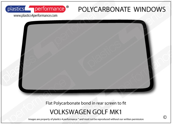Carica immagine in Galleria Viewer, Vetri in Policarbonato per Volkswagen Golf MK1 3 Porte
