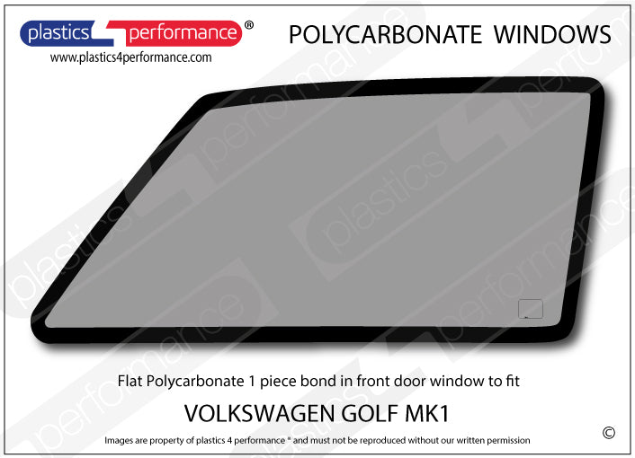 Carica immagine in Galleria Viewer, Vetri in Policarbonato per Volkswagen Golf MK1 3 Porte
