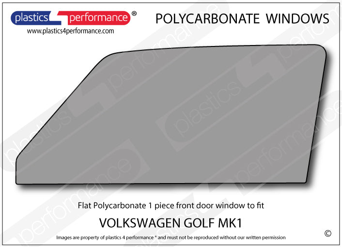 Carica immagine in Galleria Viewer, Vetri in Policarbonato per Volkswagen Golf MK1 3 Porte

