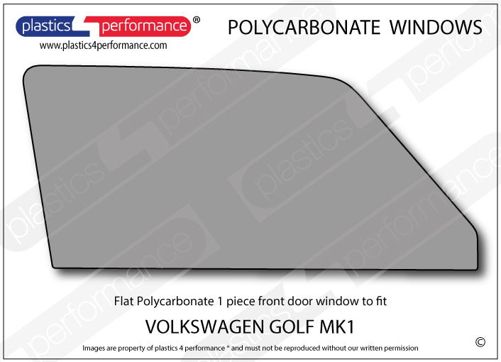 Vetri in Policarbonato per Volkswagen Golf MK1 3 Porte