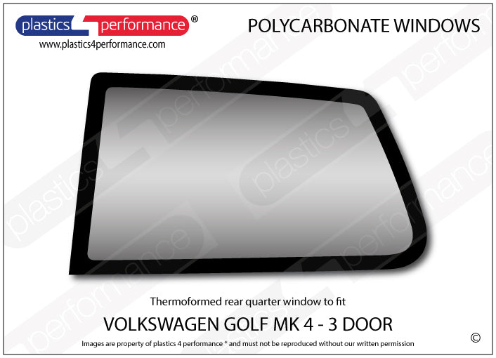 Carica immagine in Galleria Viewer, Vetri in Policarbonato per Volkswagen Golf MK4 3 Porte
