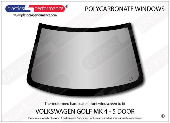 Vetri in Policarbonato per Volkswagen Golf MK4 5 Porte