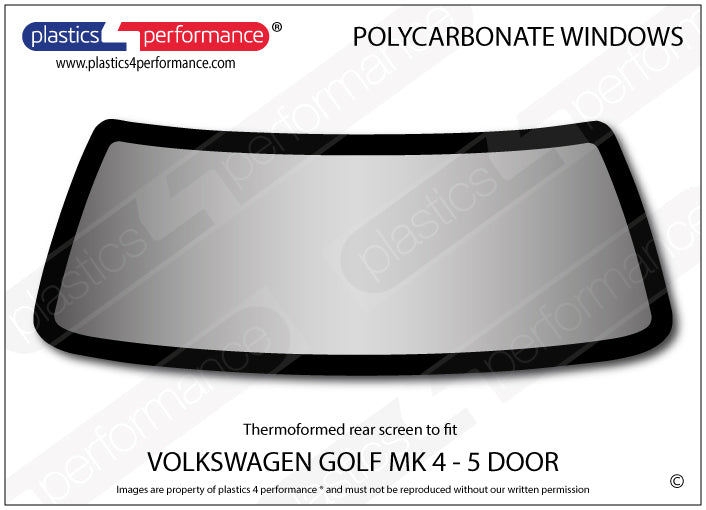 Carica immagine in Galleria Viewer, Vetri in Policarbonato per Volkswagen Golf MK4 5 Porte
