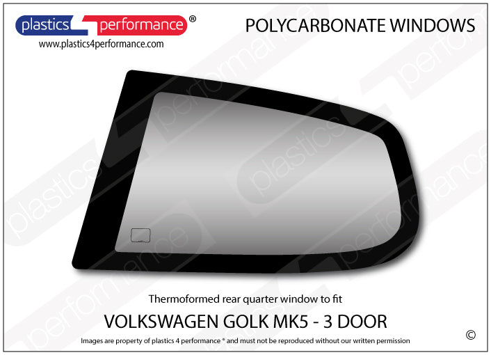 Carica immagine in Galleria Viewer, Vetri in Policarbonato per Volkswagen Golf MK5 3 Porte
