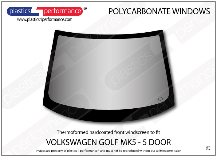 Vetri in Policarbonato per Volkswagen Golf MK5 5 Porte