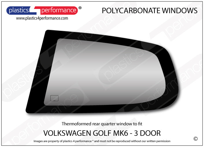 Carica immagine in Galleria Viewer, Vetri in Policarbonato per Volkswagen Golf MK6 3 Porte

