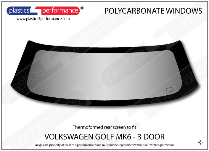 Vetri in Policarbonato per Volkswagen Golf MK6 3 Porte