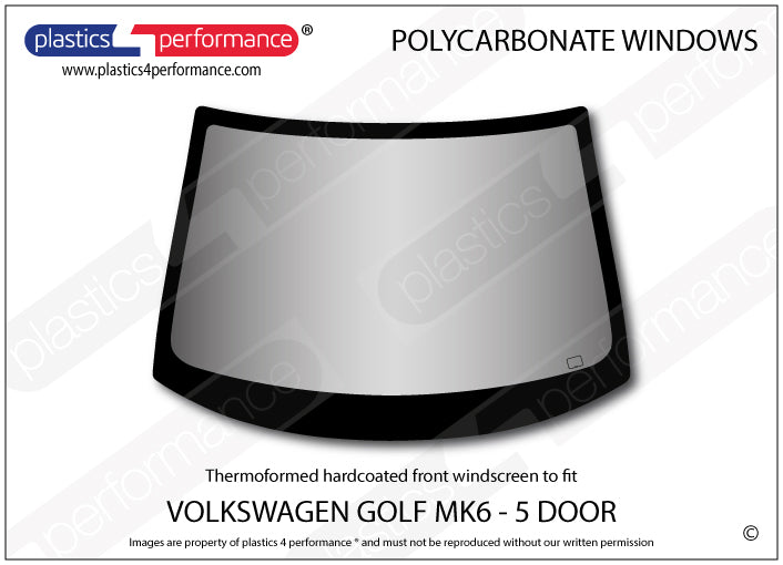 Vetri in Policarbonato per Volkswagen Golf MK6 5 Porte