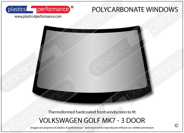 Vetri in Policarbonato per Volkswagen Golf MK7 3 Porte