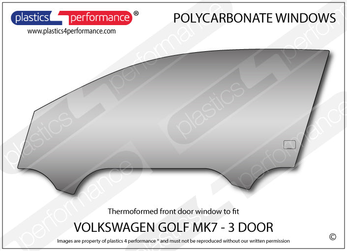 Carica immagine in Galleria Viewer, Vetri in Policarbonato per Volkswagen Golf MK7 3 Porte

