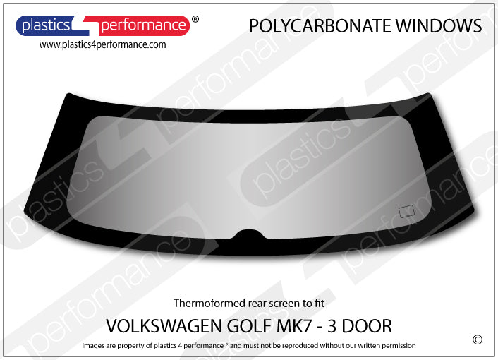 Vetri in Policarbonato per Volkswagen Golf MK7 3 Porte