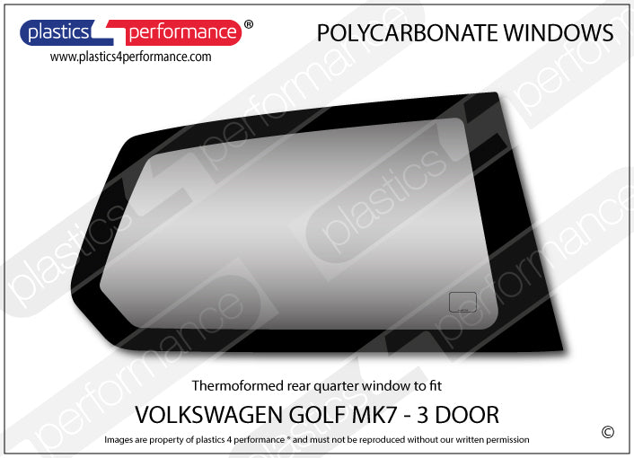 Vetri in Policarbonato per Volkswagen Golf MK7 3 Porte