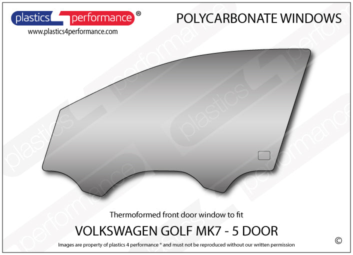 Carica immagine in Galleria Viewer, Vetri in Policarbonato per Volkswagen Golf MK7 5 Porte
