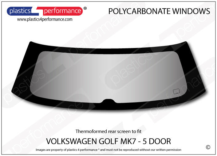 Carica immagine in Galleria Viewer, Vetri in Policarbonato per Volkswagen Golf MK7 5 Porte
