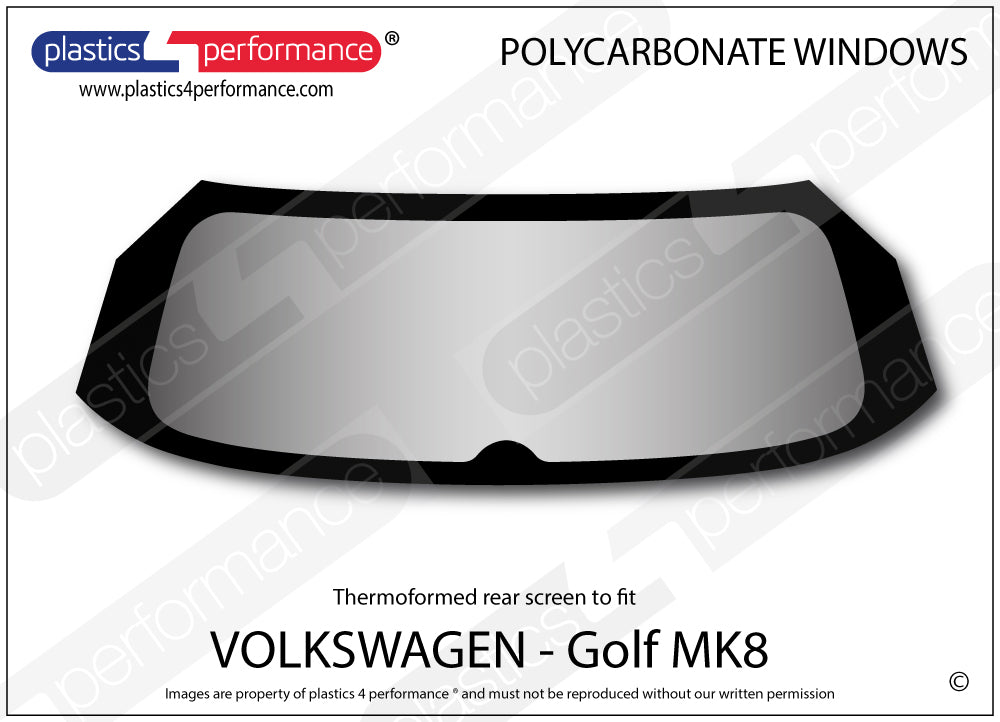 Vetri in Policarbonato per Volkswagen Golf MK8 5 Porte