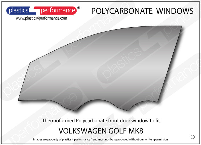 Carica immagine in Galleria Viewer, Vetri in Policarbonato per Volkswagen Golf MK8 5 Porte
