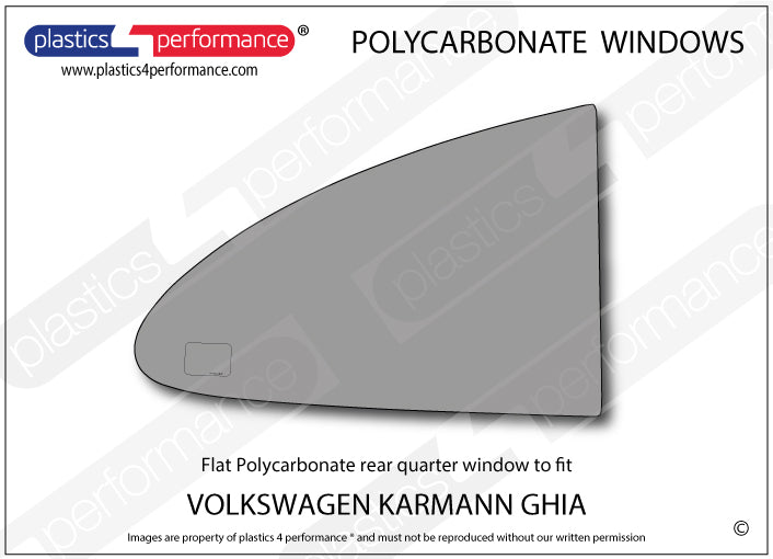 Vetri in Policarbonato per Volkswagen Karmann Ghia Coupé