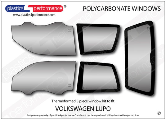 Vetri in Policarbonato per Volkswagen Lupo