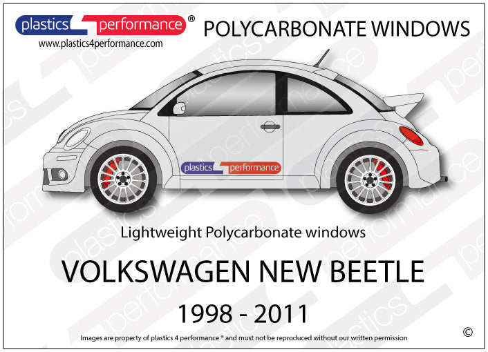Carica immagine in Galleria Viewer, Vetri in Policarbonato per Volkswagen New Beetle

