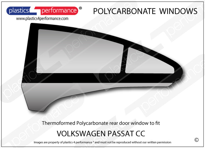 Carica immagine in Galleria Viewer, Vetri in Policarbonato per Volkswagen Passat CC
