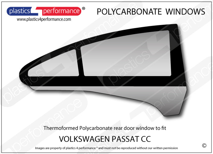 Carica immagine in Galleria Viewer, Vetri in Policarbonato per Volkswagen Passat CC
