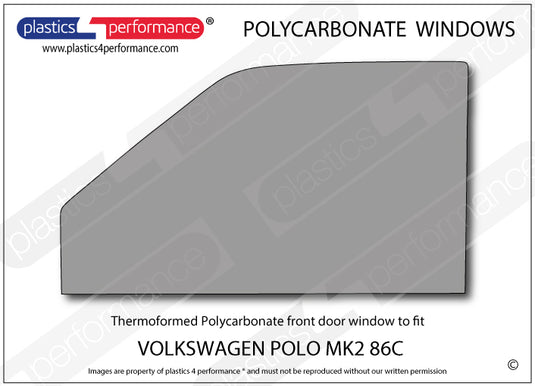 Vetri in Policarbonato per Volkswagen Polo MK2 86C Coupé