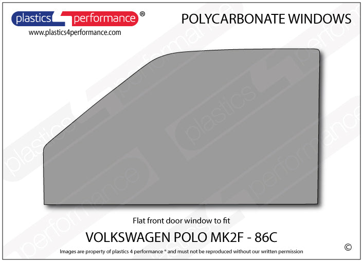 Vetri in Policarbonato per Volkswagen Polo MK2F 86C Coupé
