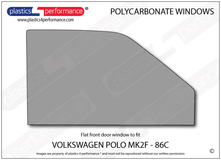 Vetri in Policarbonato per Volkswagen Polo MK2F 86C Coupé