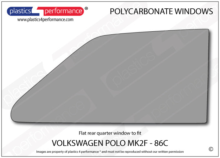Carica immagine in Galleria Viewer, Vetri in Policarbonato per Volkswagen Polo MK2F 86C Coupé
