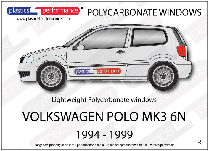 Vetri in Policarbonato per Volkswagen Polo MK3 6N