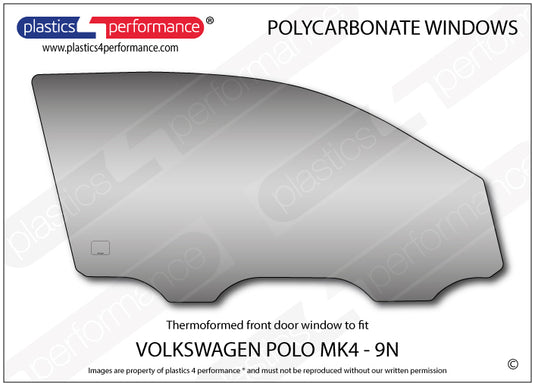 Vetri in Policarbonato per Volkswagen Polo MK4 9N
