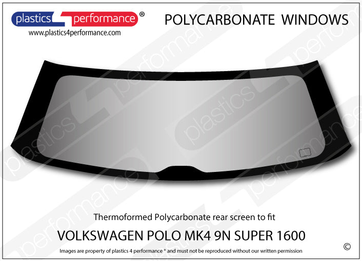 Vetri in Policarbonato per Volkswagen Polo MK4 9N Super 1600