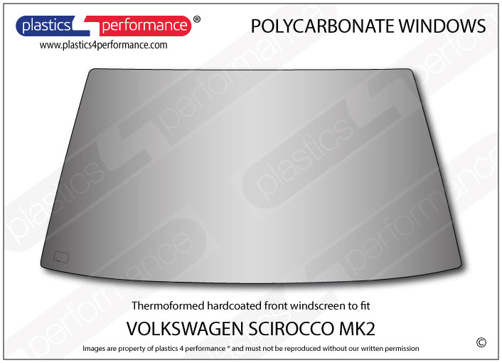 Carica immagine in Galleria Viewer, Vetri in Policarbonato per Volkswagen Scirocco MK2
