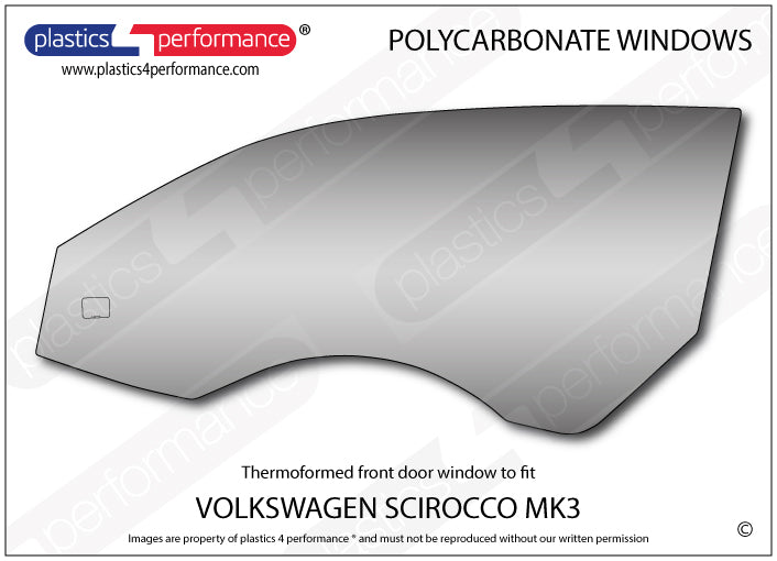 Carica immagine in Galleria Viewer, Vetri in Policarbonato per Volkswagen Scirocco MK3

