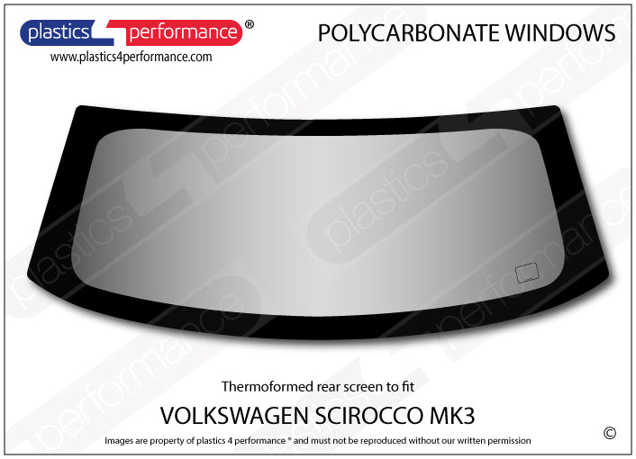 Vetri in Policarbonato per Volkswagen Scirocco MK3