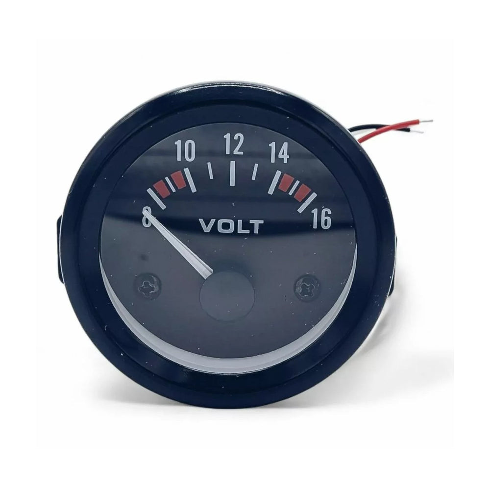 Voltmetro OBP Ø 52 mm nero - 8-16 V