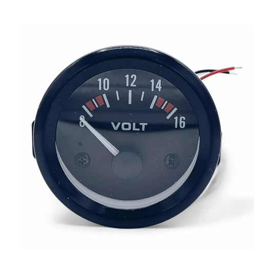 Voltmetro OBP Ø 52 mm nero - 8-16 V