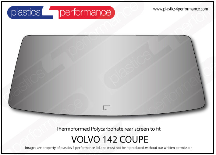 Vetri in Policarbonato per Volvo 142 Coupé